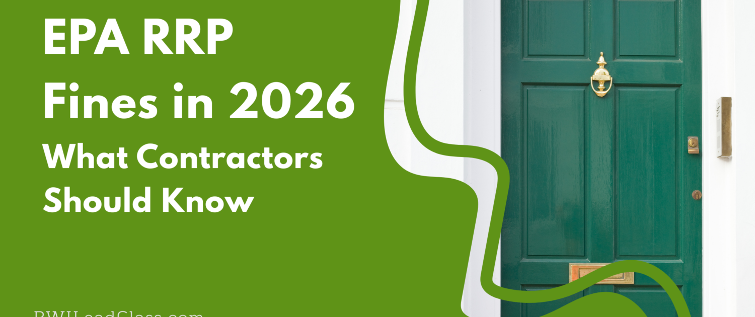 EPA RRP fines in 2026 what contractors should know