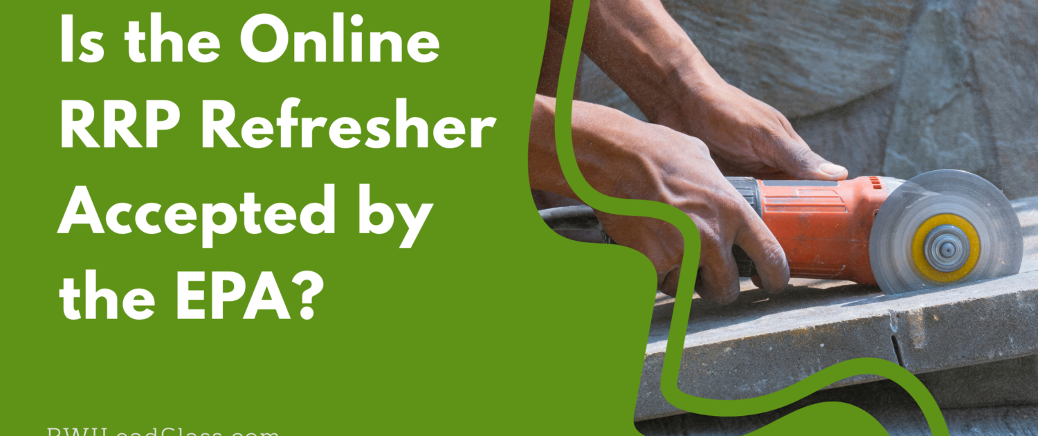 Is the online RRP refresher accepted by the EPA?