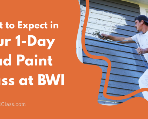 What to expect in your 1-Day lead paint class at BWI